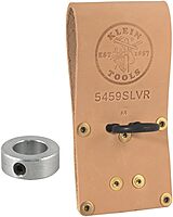 Klein Tools 5459SLVR Connecting Bar Holder with Lock Collar, Made in USA Holder Bar Holder & Lock Collar