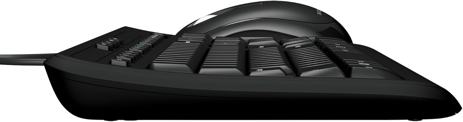 Incase Wired Desktop 600 Keyboard & Mouse Combo – Designed by Microsoft – Four Hot Keys, Spill-Resistant Keyboard