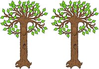 Carson Dellosa 64 pc Tree Bulletin Board Set, Tree Wall Decor and Leaf Cutouts for Classroom Decor, Fall Bulletin Board Decorations, Family Tree, Daycare, and Sunday School Decorations for Classroom