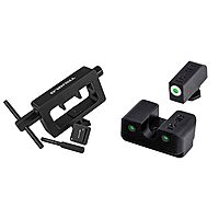TRUGLO Glock Rear/FRNT SGT INSTL Tool aiming scope sight + Tritium Pro Compact Glow