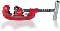 RIDGID 32870 Model 42-A Heavy-Duty 4-Wheel Pipe Cutter, 3/4-inch to 2-inch Steel Pipe Cutter,Silver/Red