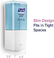PURELL Healthy Soap ES10 Automatic Wall-Mounted Hand Soap Dispenser, White (8330-E1)
