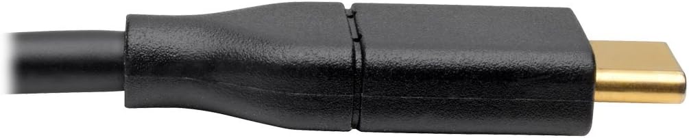 Tripp Lite USB C to DisplayPort (M/M), USB 3.1 Gen 1, DisplayPort Adapter Cable, Thunderbolt 3, 4K @60Hz, Black