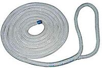 New England Ropes 3/8" Double Braid Dock Line - Blue w/Tracer - 25'