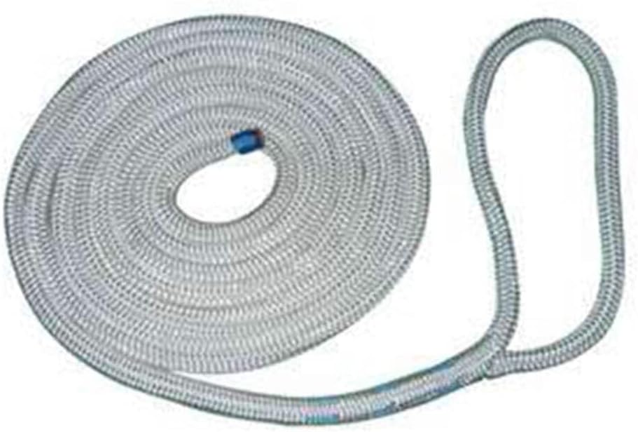 New England Ropes 1/2" Double Braid Dock Line - Black - 15'