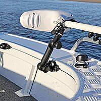 RAILBLAZA Trolling Motor Mount Stabilizer for Bow Mount Trolling Motor, Compatible with Tracker, Crestliner