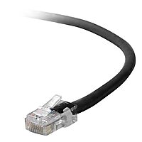 Belkin A3L791-10-BLK-S CAT5E Patch Cord Snagless, Black - 10ft