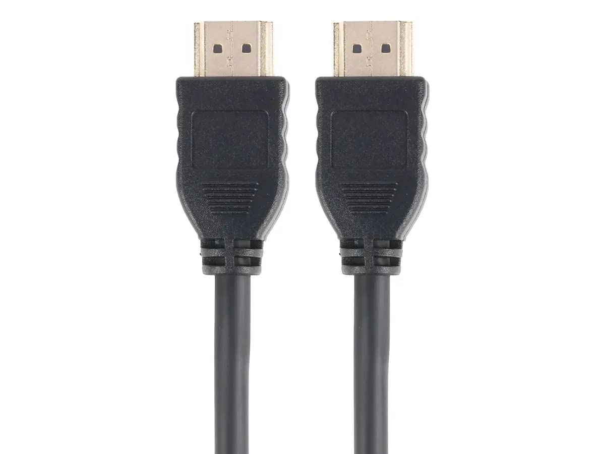 Monoprice Premium High Speed HDMI Cable - 10 Feet - Black | 4K@60Hz, HDR, 18Gbps, YCbCr 4:4:4, OD 0.22in, 30AWG