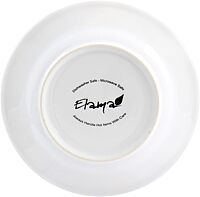 Elama 3-Tier Porcelain Serveware Set with Metal Rack