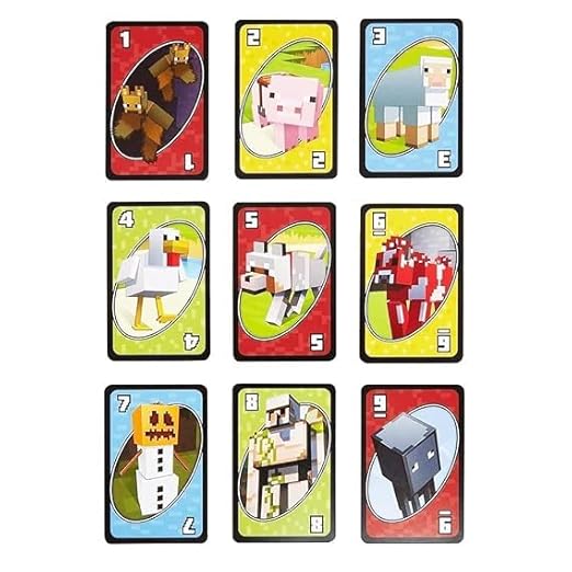 UNO Minecra'ft Cards Game