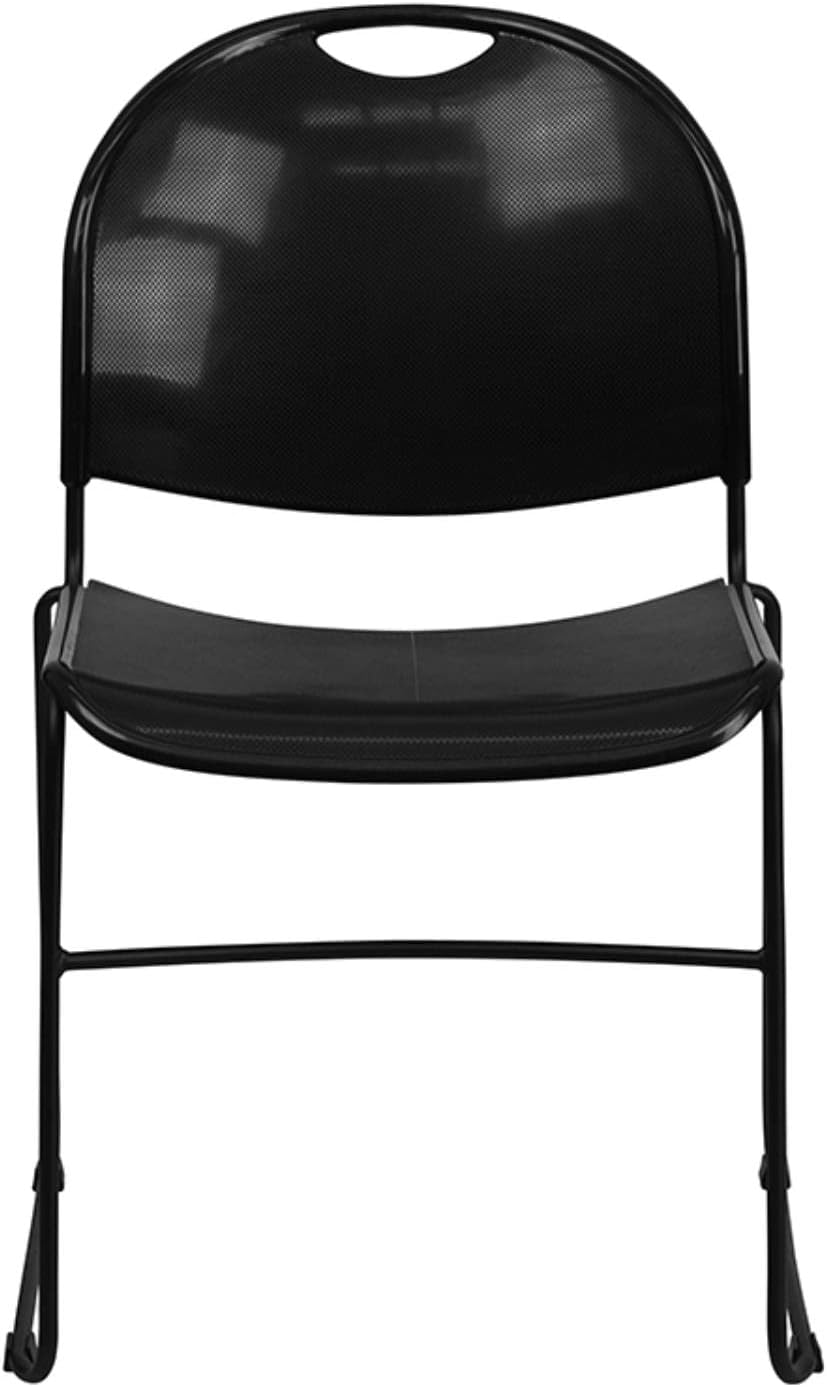 FLASH FURNITURE HERCULES Series 880 lb. Capacity Ultra-Compact Sled Base Stack Chair