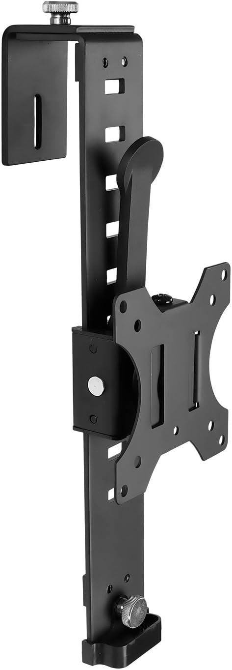 Mount-It! Cubicle Monitor Mount Hanger Attachment, Hanging Height Adjustable VESA Bracket for a 17" to 32" Screen