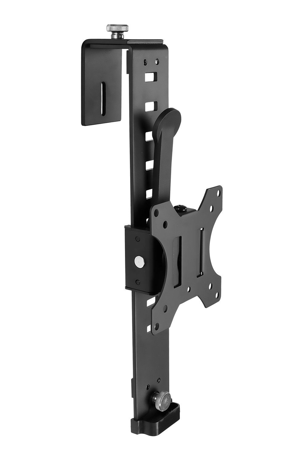 Mount-It! Cubicle Monitor Mount Hanger Attachment, Hanging Height Adjustable VESA Bracket for a 17" to 32" Screen