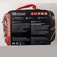 MOTOROLA SOLUTIONS TALKABOUT Two-Way Rechargeable FRS Radios 22 Channel