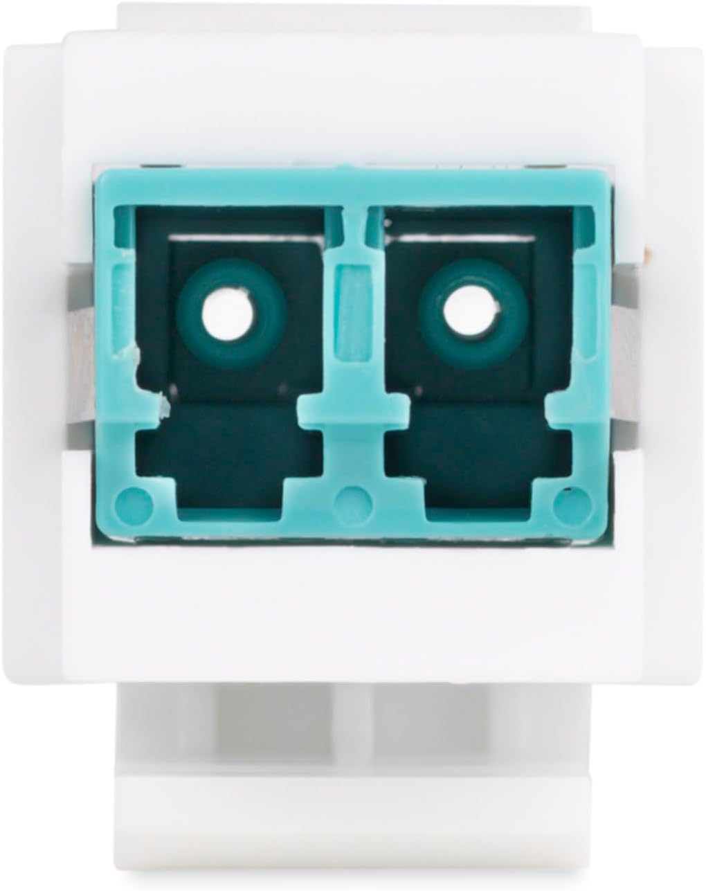 StarTech.com LC to LC Coupler, LC Fiber Coupler, LC/UPC Duplex Keystone Jack, Fiber Optic Keystone Coupler for Patch Panel