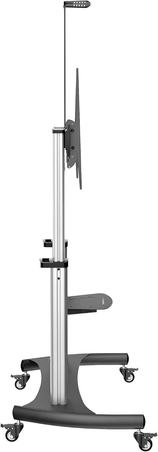 StarTech.com Mobile TV Stand - Heavy Duty TV Cart for 60-100" Display (100kg/220lb)