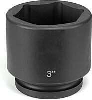 Grey Pneumatic 1\" Drive x 3\" Socket