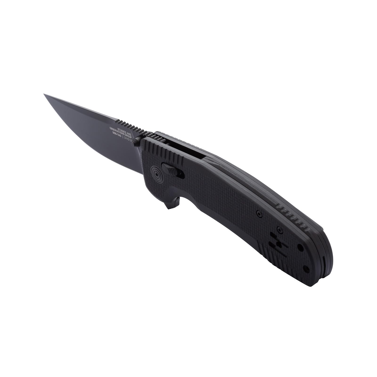 SOG TAC XR Professional Folding Knife | D2 Tool Steel & Ultra-Grip G10