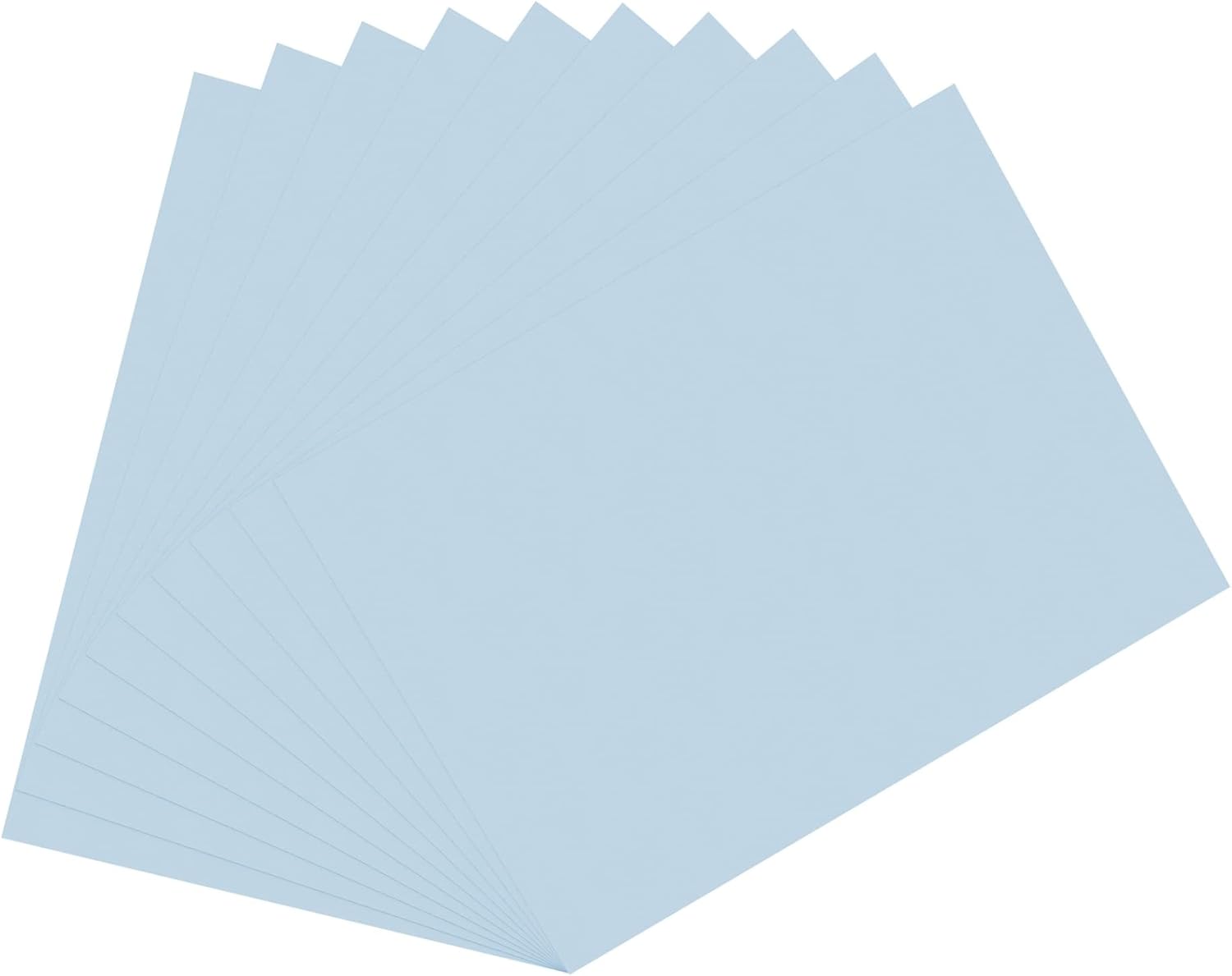 Office Depot® Brand Construction Paper, 9" x 12", 100% Recycled, Light Blue, Pack Of 50 Sheets