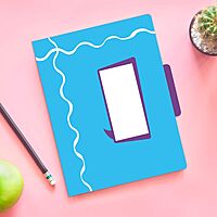 Barker Creek Designer File Folders, Happy, Multi-Design Set with Bright Patterns on Outside, Vibrant Solid Colors on Inside