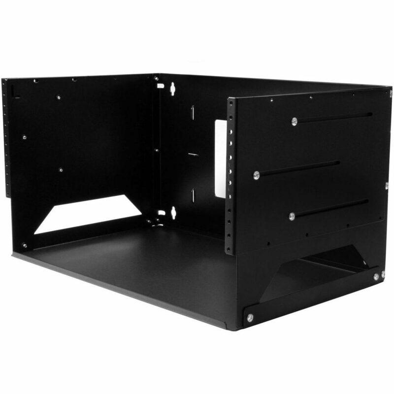StarTech.com 2-Post 4U Open Frame Wall Mount Network Rack with Built-in Shelf