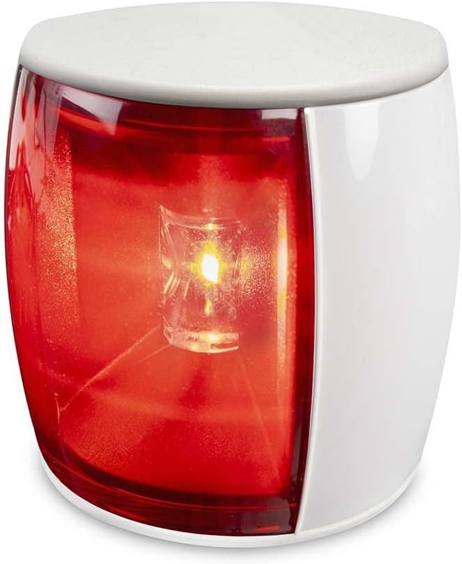 Hella Marine NaviLED PRO Port Navigation Lamp - 2nm - White Shroud