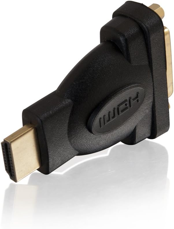 C2G 40745 Velocity DVI-D Female to HDMI Male Inline Adapter, Black