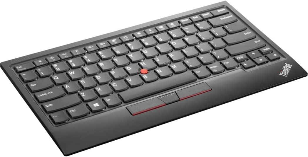 Lenovo ThinkPad TrackPoint Keyboard II (US English) - Wired/Wireless Connectivity - Bluetooth - 2.40 GHz - 4Y40X49493
