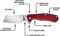 Gerber Gear Asada Folding Cleaver Pocket Knife
