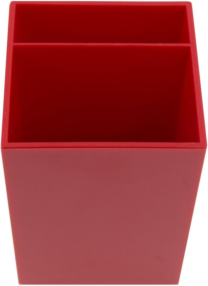 JAM PAPER Plastic Pen Holder - Desktop Pencil Cup