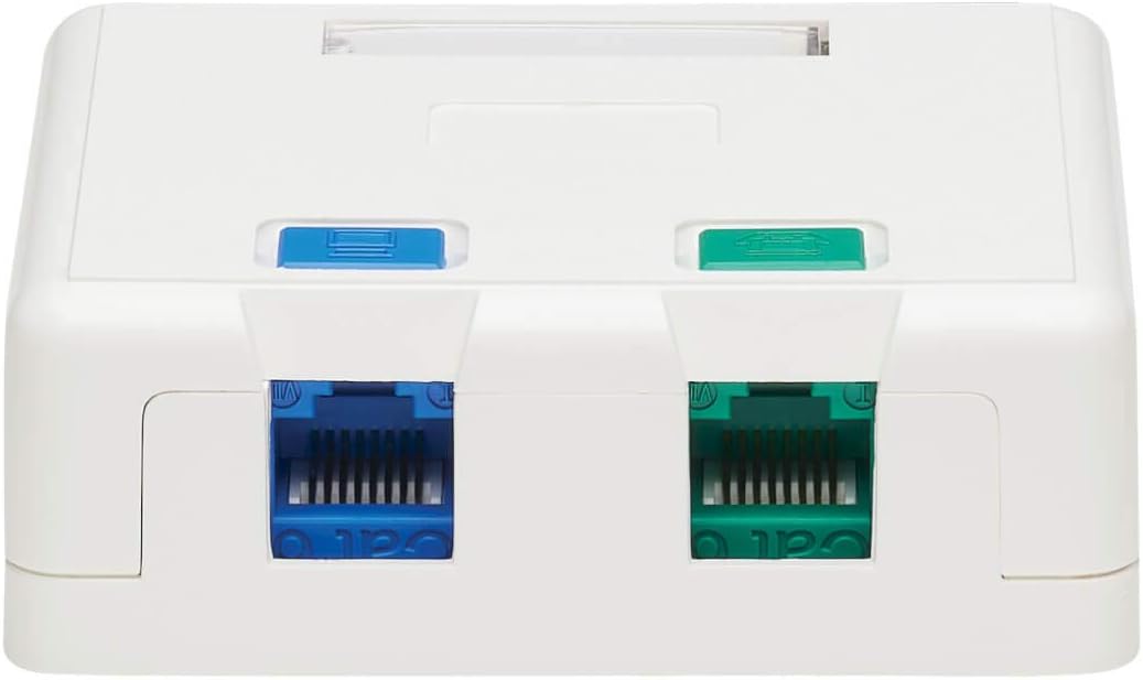Tripp Lite Keystone Jack Surface Mount Box, White