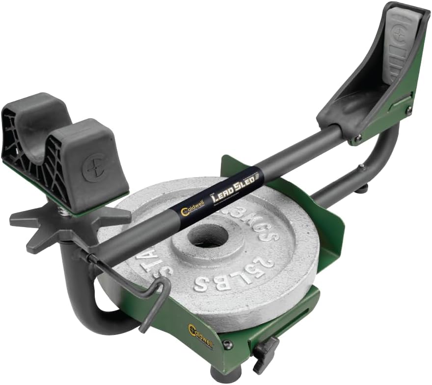 Caldwell Lead Sled 3 Adjustable Ambidextrous Recoil Reducing Rifle Shooting Rest for Sighting in and Shooting Stability