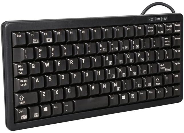 Cherry G84 Ultraslim Keyboard, Black - 83 Keys, G84-4100LCMUS-2