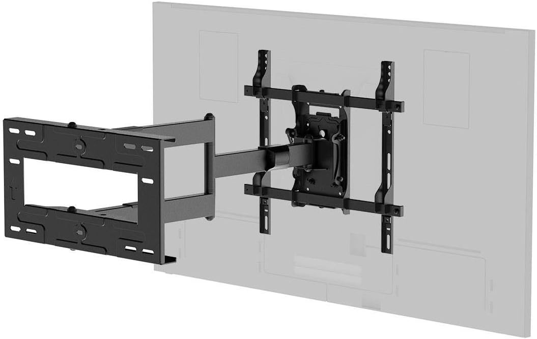 Monoprice 360 Full-Motion Articulating TV Wall Mount - Portrait and Landscape, for TVs 40in to 75in, Weight Capacity 110 Lbs