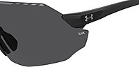 Under Armour Adult Ua Halftime Shield Sunglasses Matte Black/Black 99 Millimeters