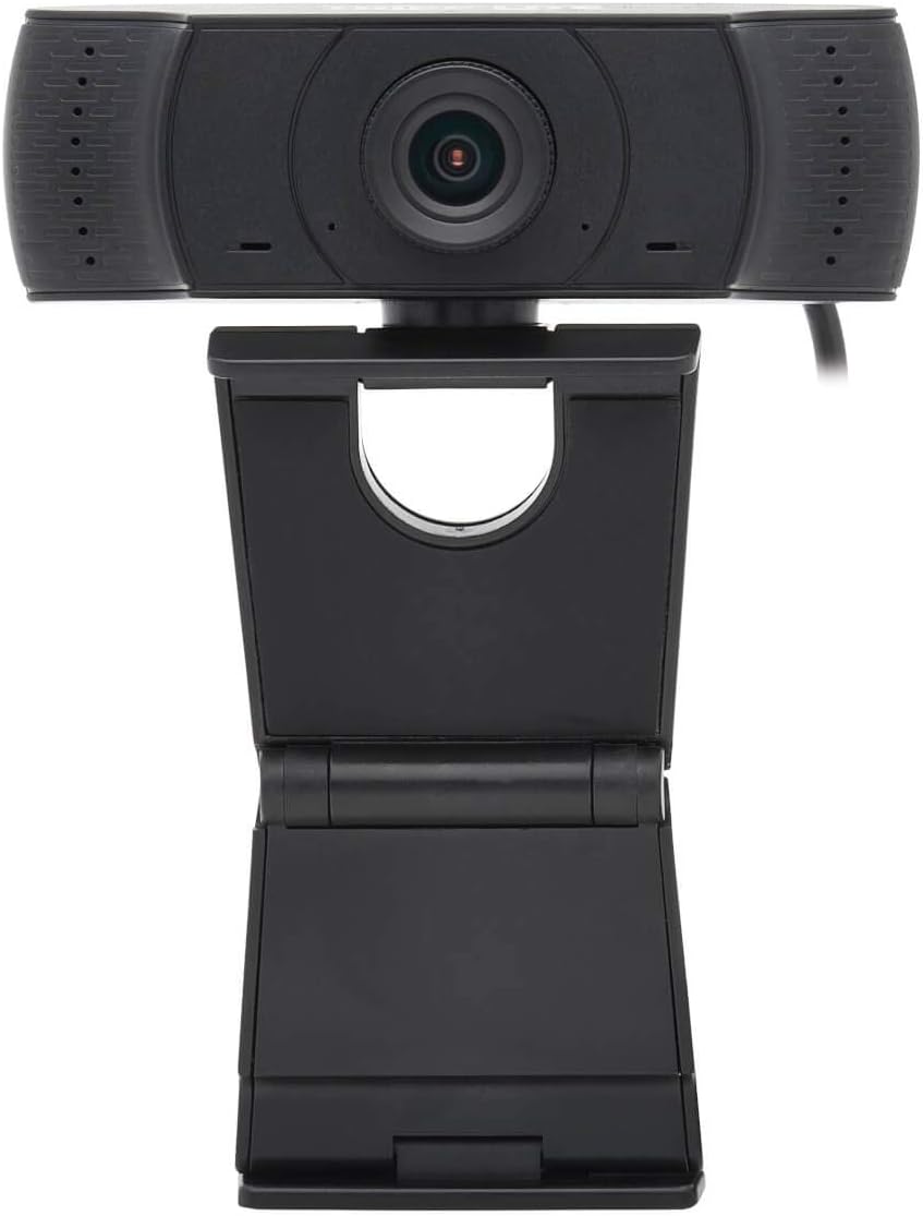Tripp Lite USB Webcam with Microphone Web Camera for Laptops and Desktop PCs USB Camera, Computer Camera 1080p (AWC-001)