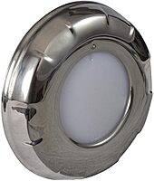 Lumitec Aurora - LED Dome Light - Polished SS Finish - 2-Color White/Red Dimming