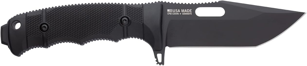 SOG Seal FX Fixed Blade Tanto Professional Tactical Knife S35VN Steel Tough Glass-Reinforced Nylon Handle Kydex Sheath