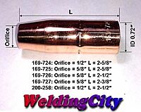 BEST WELDS WeldingCity Gas Nozzles for Miller Millermatic & Hobart MIG Guns