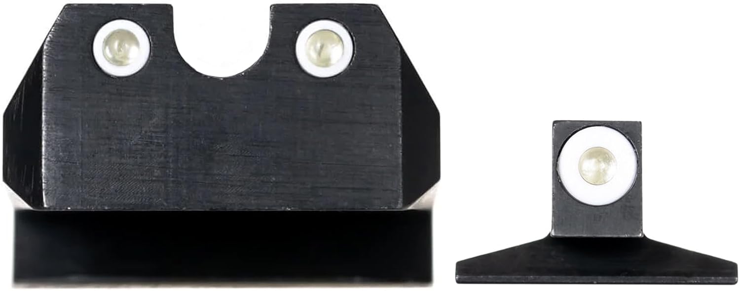 NIGHT FISION Standard Height Perfect Dot Tritium Night Sight Set for 1911