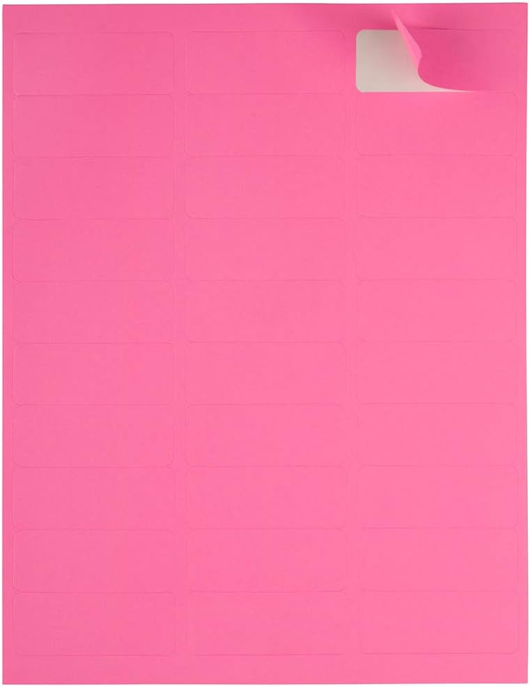 JAM PAPER Mailing Address Labels - Self-Adhesive Rectangular