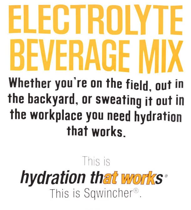 SQWINCHER Powder Pack Electrolyte Drink Mix - 47.66 oz Packet (Pack of 16)