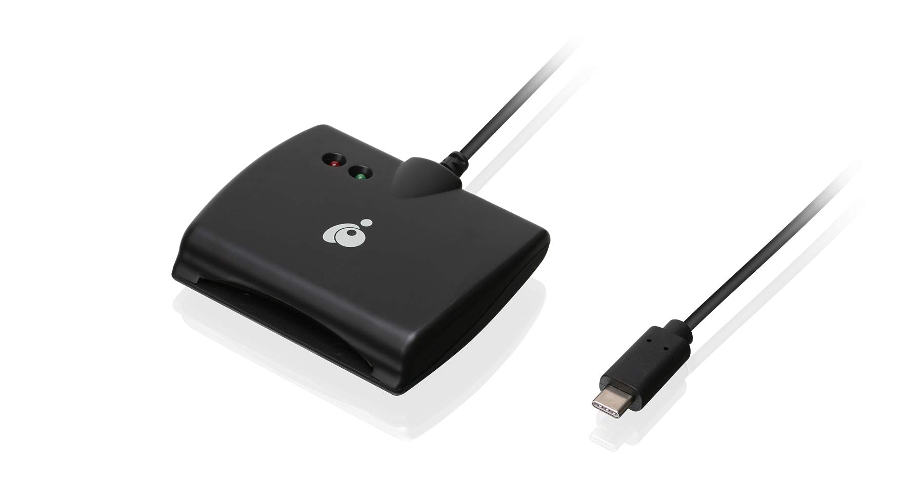 IOGEAR USB-C Common Access CAC Smart Card Reader - DOD - Government - Healthcare - TAA Compliant - GSR205