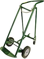 Harper Trucks MG-470C40 46-Inch High by 20-Inch Wide Large Oxygen Hand Truck with 8-Inch Semi-Pneumatic Conductive Wheels