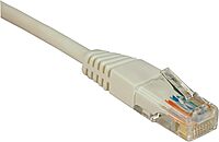 Tripp Lite Cat5e 350MHz Molded Patch Cable (RJ45 M/M) - White, 10-ft.(N002-010-WH)