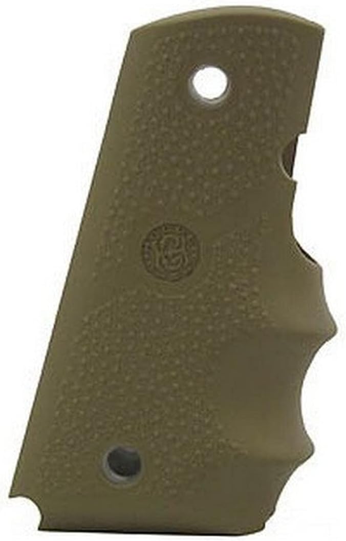 Hogue 1911 Officers Model Rubber Grip with Finger Grooves