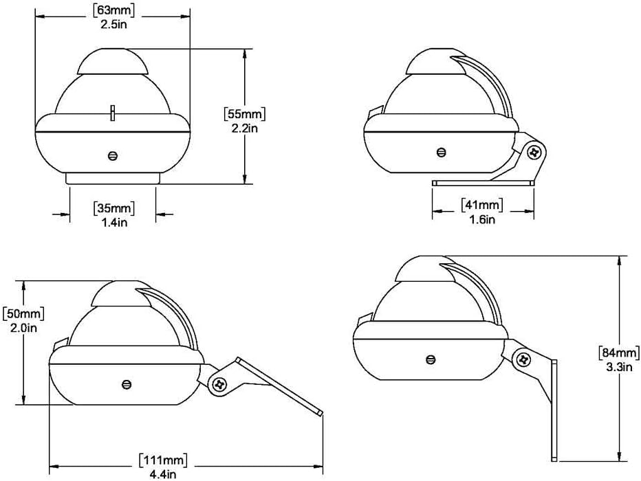 Ritchie X-10B-M RitchieSport Compass - Bracket Mount - Black