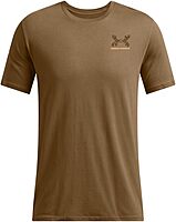 UNDER ARMOUR Mens Schematic White Tail Short Sleeve T Shirt Graphic Tee