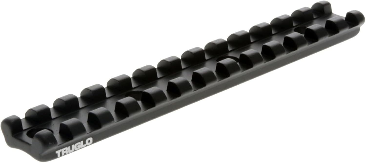 TruGlo Tactical Hunting Shooting Durable Aluminum Mounting Picatinny Optic Rail Compatible with Picatinny - 870/1100