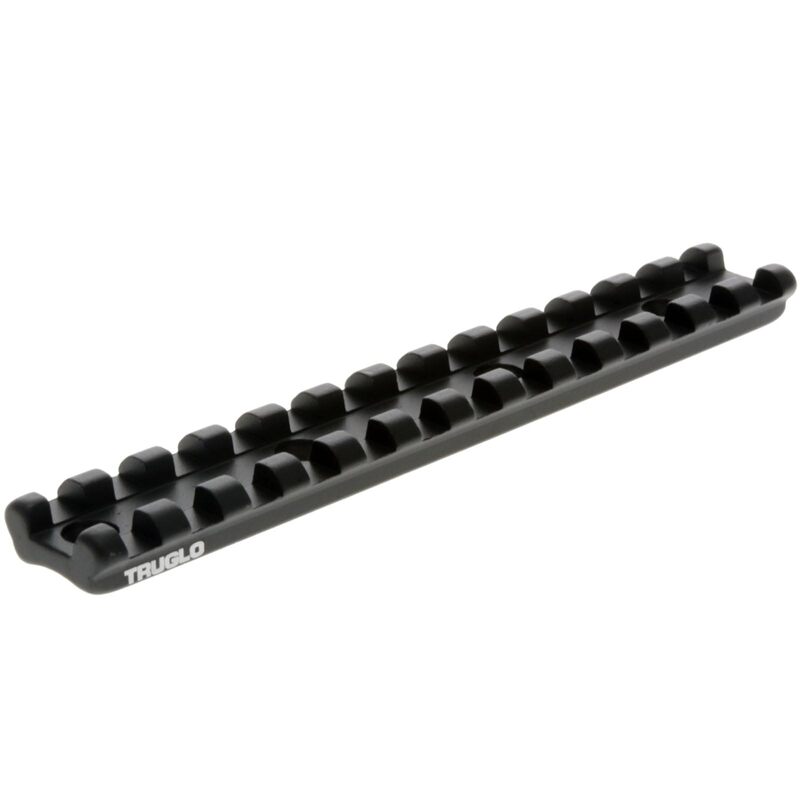 TruGlo Tactical Hunting Shooting Durable Aluminum Mounting Picatinny Optic Rail Compatible with Picatinny - 870/1100